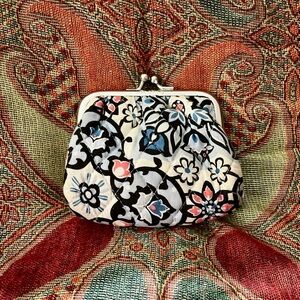 Vera Bradley Kiss Lock Coin Purse